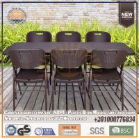 Portable folding furniture - HDPE New series 2020  Wicker Rattan 