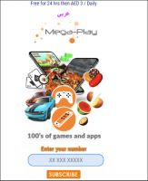 تنزيل أحدث الإصدارات والالعاب من mega play مجاني لمدة  24 ساعه 