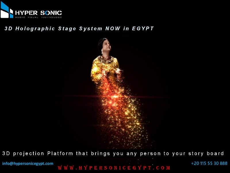 3D Holographic Stage in Egypt