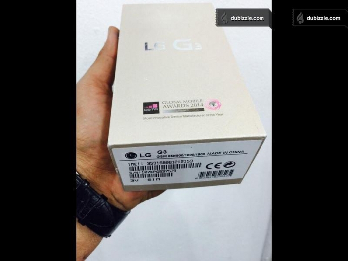 موبيل LG G3 جديد بالكرتونة 