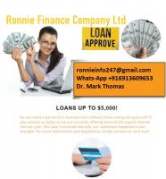 Business &amp; Project Loans/ Quick Loan Financing