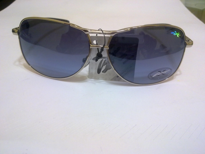  Aviator Sunglasses AV35 Flash Lens Adjustable Arms