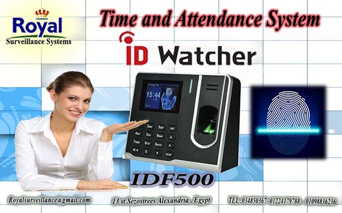 أجهزة الحضور والانصراف ماركة ID WATCHER موديل IDF 500