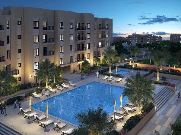 شقة للبيع في دبي غرفة وصالة بأقساط 1% شهرياً بمجمع سكني متكامل