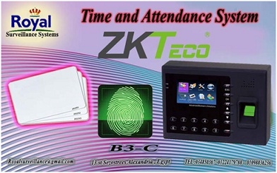 أنظمة  حضور وانصراف ZKTeco  بالبصمة و الكارت للموظفينB3 