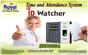 أجهزة حضور والانصراف بالبصمة و الكارت ماركة ID WATCHER موديل IDF5000A
