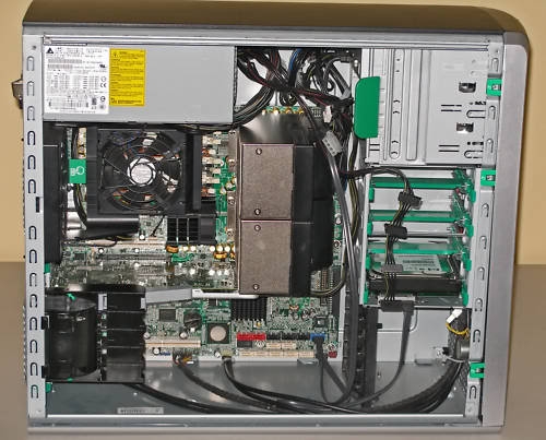 Hp xw8600 workstation cache 24mb 8 core ram 8