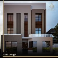 مخطط بيت 400 متر | شركة سكيلز للتصميم المعمارى  | سكيلز جروب 