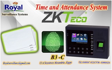 نظام  حضور وانصراف ZKTeco  بالبصمة و الكارت للمنشأت الادارية B3 