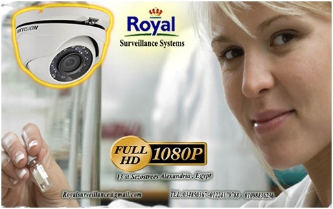كاميرات مراقبة داخلية و خارجية لتأمين و حماية مصانع وشركات الادوية