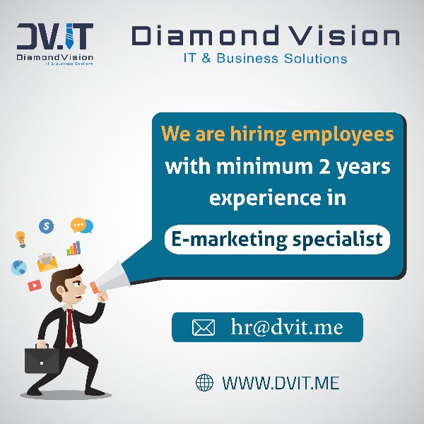 We are hiring E-marketing specialist.