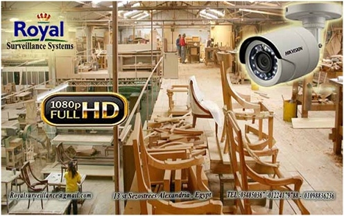 أحدث كاميرات مراقبة لتأمين و حماية مصانع المصنوعات الخشبية   